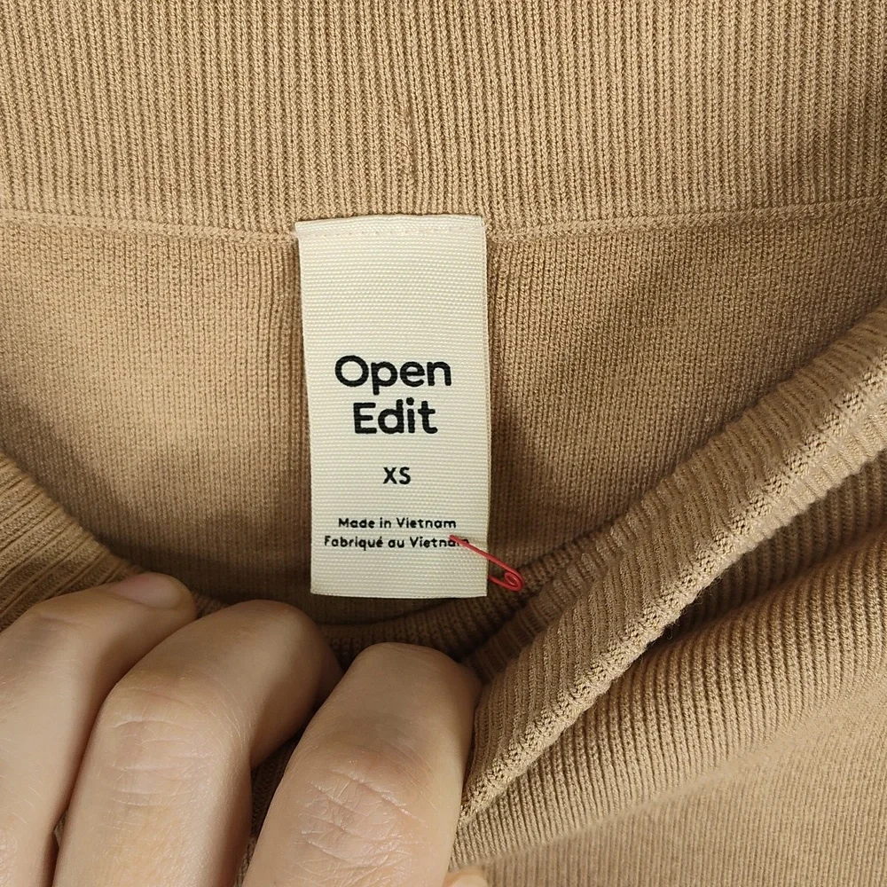 Open Edit Long Knit Pencil Skirt - Picture 5 of 7